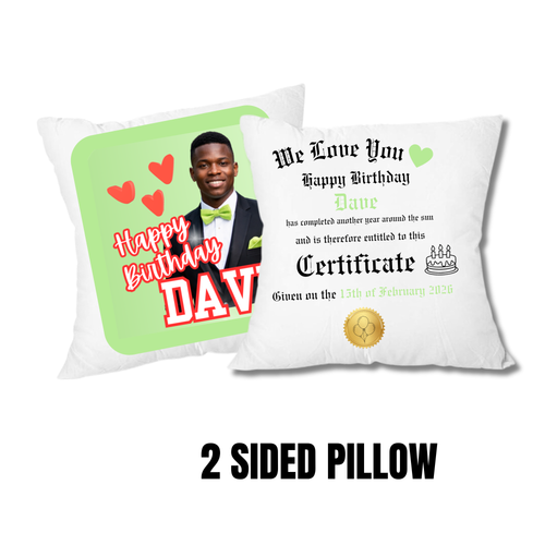 Double Sided Pillow